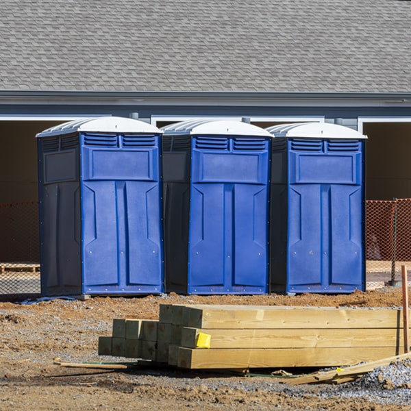 is there a specific order in which to place multiple portable toilets in Barksdale Texas